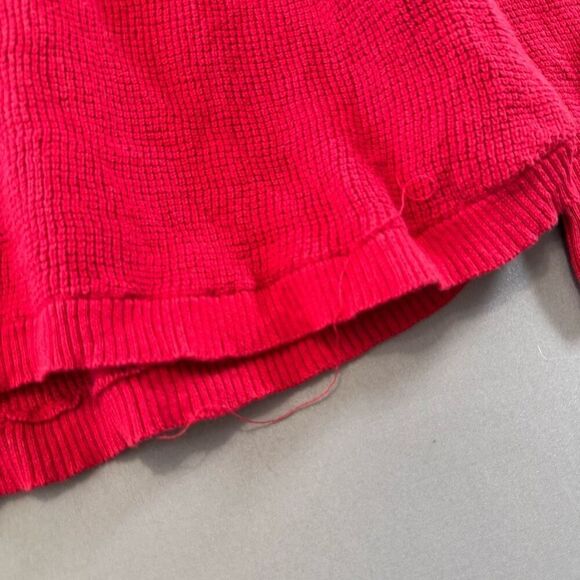 Lauren Ralph Lauren Knit Red Sweater Size 1X Cotton Blend Mock Neck - Picture 7 of 12